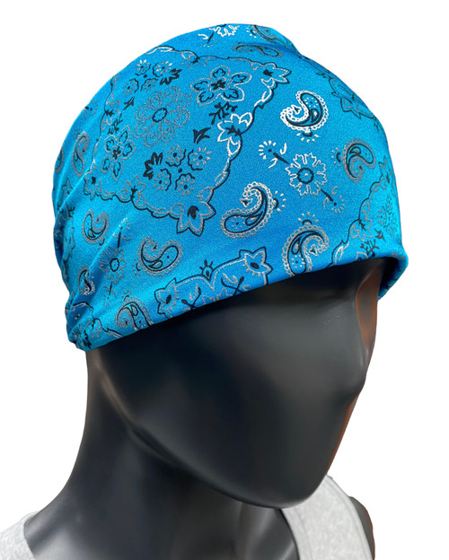 TAWGEAR- Knotty Band-Foil Bandana Turquoise