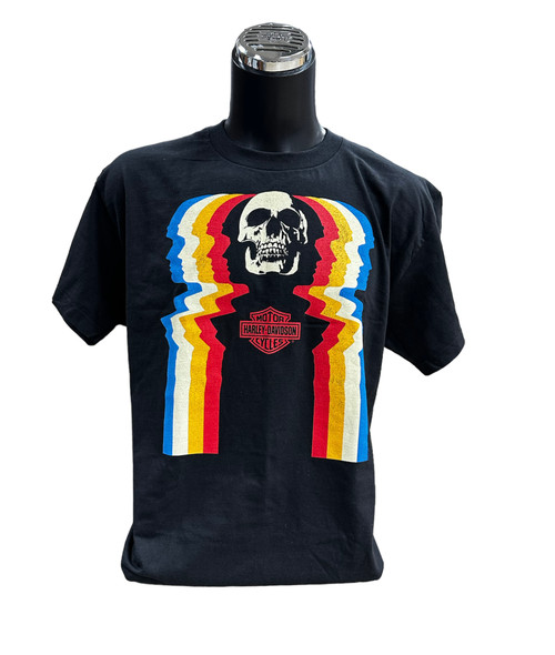 Men's Short Sleeve T-shirt - Retro Skull - R004365