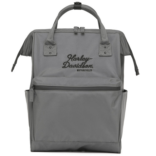 Harley-Davidson Women's Pearl Gray Tote Backpack w/ Hideaway Straps, 90544/PG