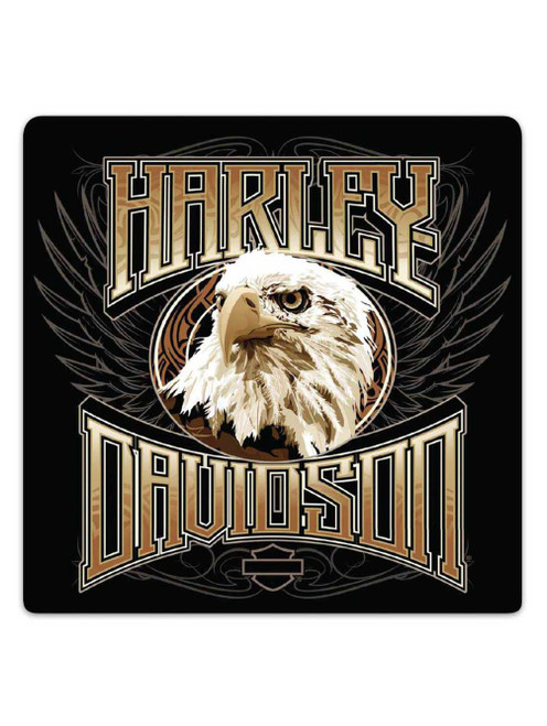 Harley-Davidson Eagle Stare Embossed Tin Sign