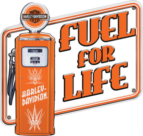 Harley-Davidson® Fuel For Life Tin Sign