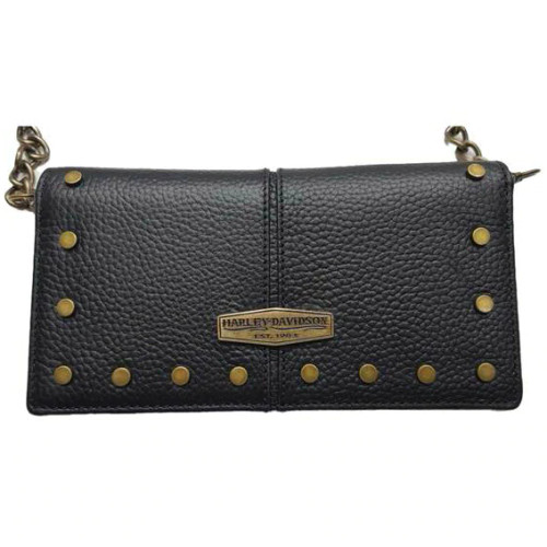 Harley-Davidson Women's B&S Embossed Vertical Crossbody Purse