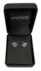 Harley-Davidson® Women's Infinity Thorn Heart Post Earrings, Sterling Silver