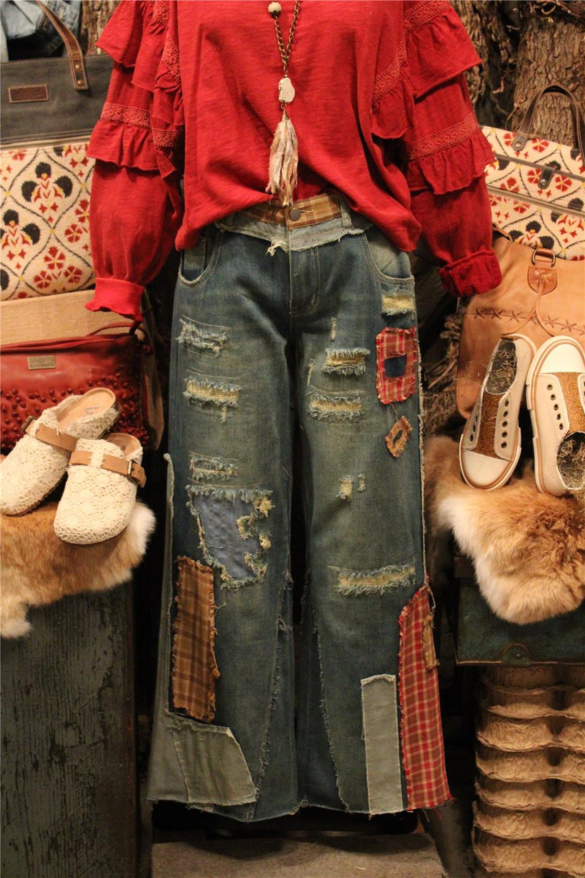 Patchwork Hippie Jeans