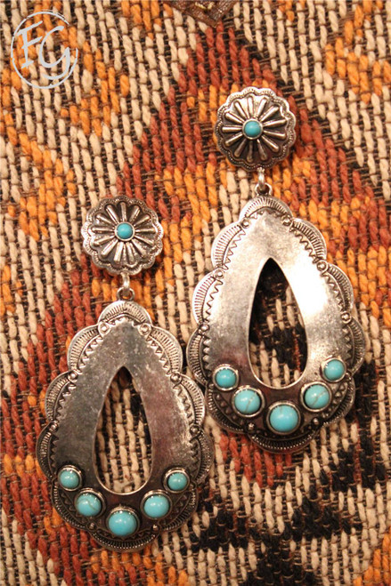 Avalanche Turquoise Earrings