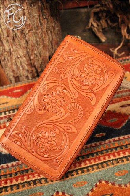 Rocking With Rogue Leather Wallet