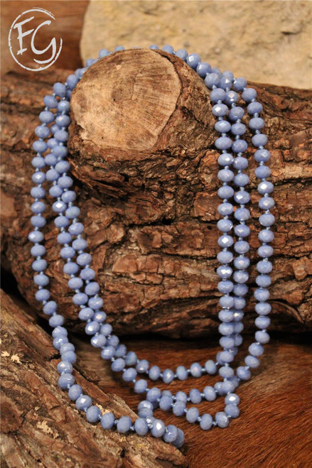 Sparkle And Shine Periwinkle Necklace