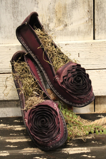 Darling Dezi Flower Blossom Purple  Loafers
