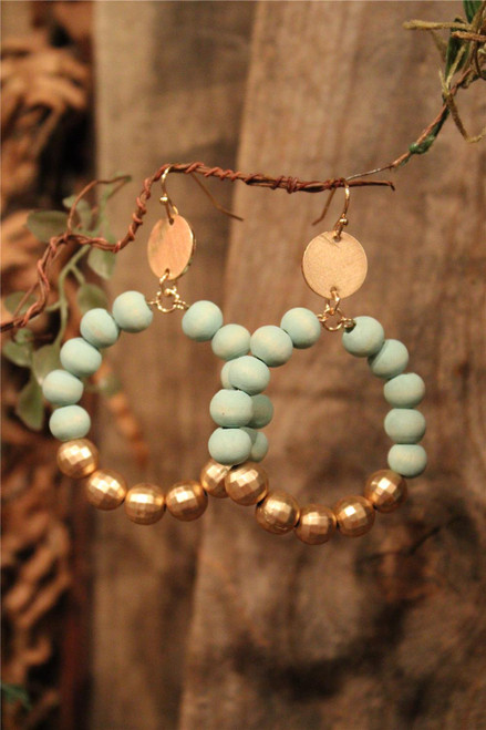 Ring Around Mint Earrings