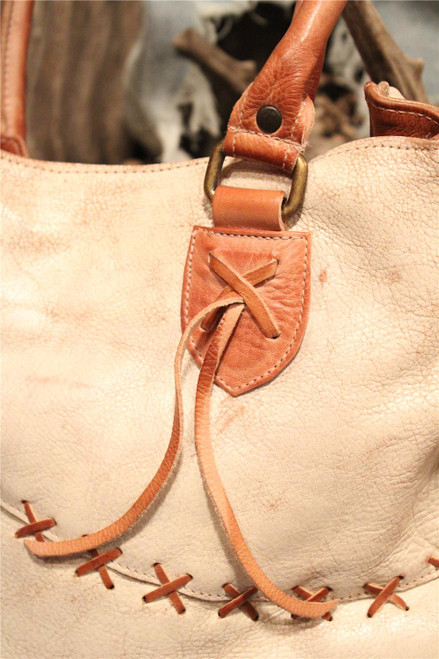 Bedstu Rockaway Handbag in Taupe Driftwood