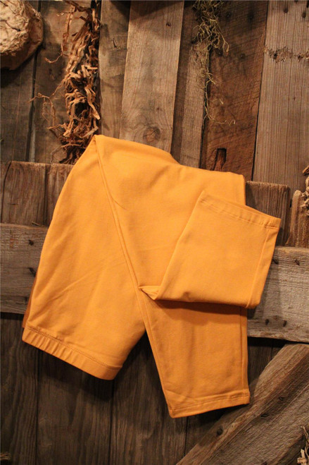 Comfortable Ash Mustard Capri Leggings