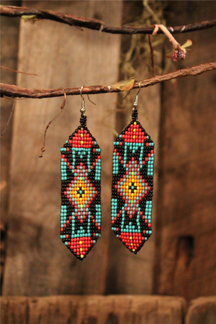 Tribal Shield Earrings