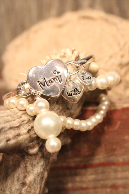 Farm Girls Love Mom Bracelet Set