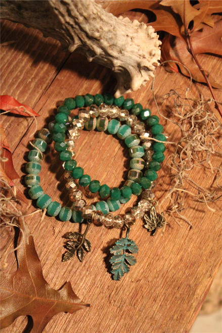 Farm Girls Falling Leaves Bracelet Set