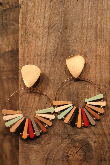 Color Wheel Earrings