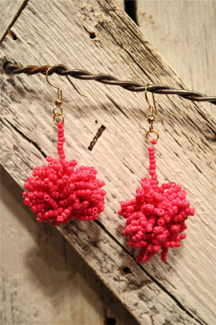 Pom Pom Earrings