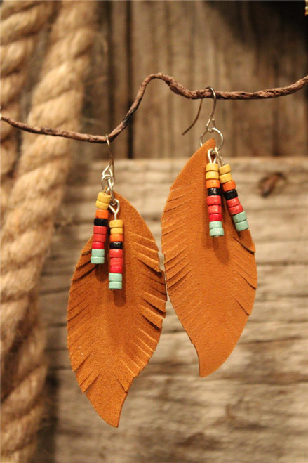 Farm Girls Feathers Earrings