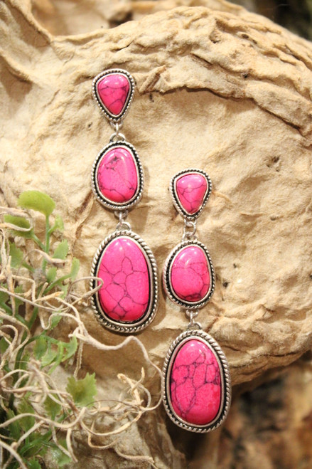 Pretty In Pink Earrings