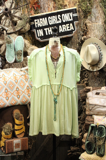 Lime Sherbet Tunic