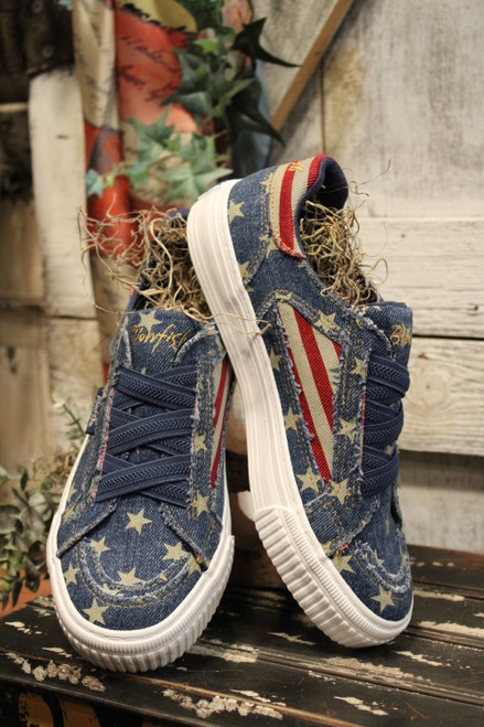 Stars Denim Navy Sneakers