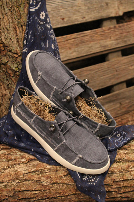 women's denim loafers