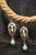Antique Silver Cross Earrings, Farm Girls Fancy Frills