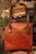 Leather and Hide Handbag, Farm Girls Fancy Frills