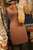 Chocolate nylon spandex fitted dress tank slip