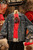 women's denim jacket with bleached star pattern, farm girls fancy frills
