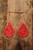 Villager Red Earrings