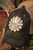 Daisy Dazzle Black Distressed Ball Cap