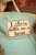 Better On A Boat Turquoise Distressed Ball Cap