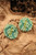 Farm Girls Mosaic Mint Earrings