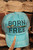 Born Free Solid Turquoise Distressed Ball Cap