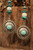 Farm Girls Round Concho Earrings