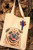 Paired Up Perfect Perky Pug Tote Bag