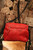 Fierce Red Leather Handbag