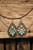 Off To The Rodeo Turquoise Earrings