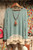 Added Something Turquoise Tunic Top