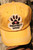 Pawfect Mom Mustard Distressed Ball Cap