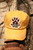 Pawfect Mom Mustard Distressed Ball Cap