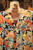 Watercolor Hibiscus Navy Dress