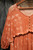 Floral Paisleys Rust Tunic Top