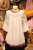 Around The World White Tunic Top