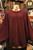 Down The Line Eggplant Oversized Tunic Top