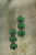 Cloverwelmed Green Earrings