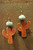 Farm Girls Sticky Time Leather Earrings