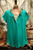 Twisted Teal Blouse  