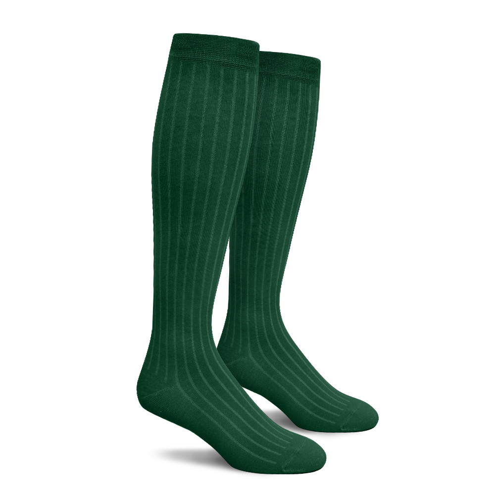 Mens Solid Socks | Dark Green