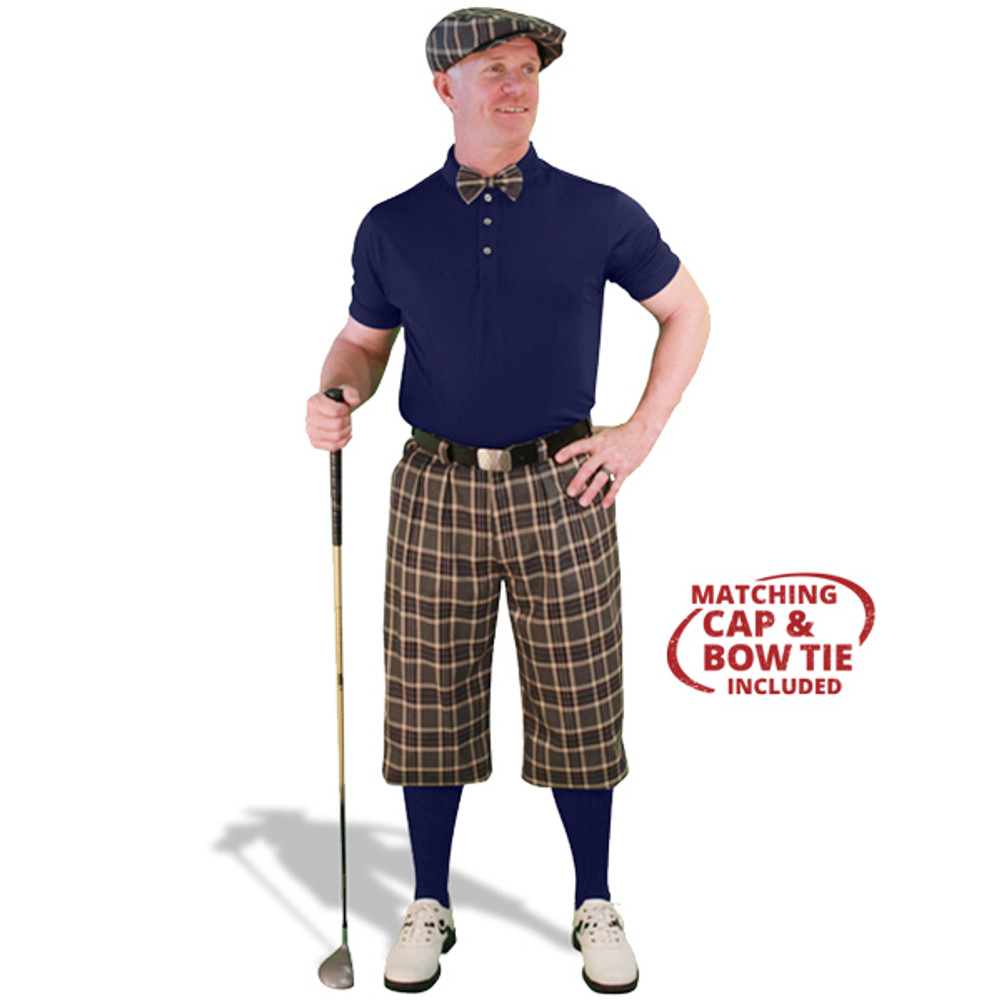Mens Carolina & Navy Golf Outfit